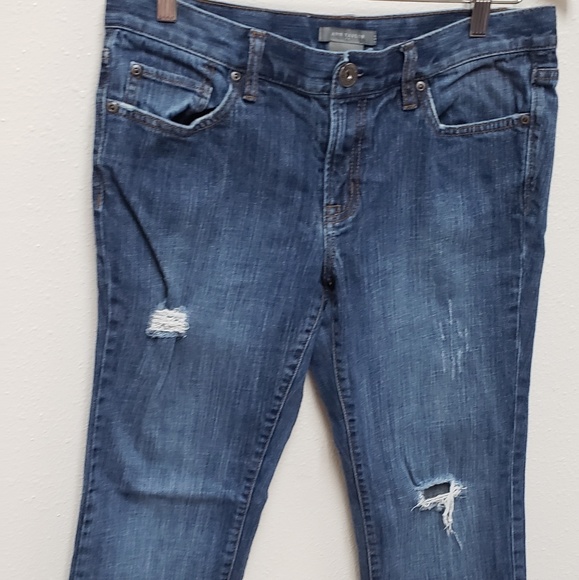 Ann Taylor Destroyed Boyfriend Jeans - Picture 2 of 6